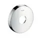 Hansgrohe-HG-Verlaengerungsrosette-rund-1-Loch-Edelstahl-Optic-14960800 gallery number 1